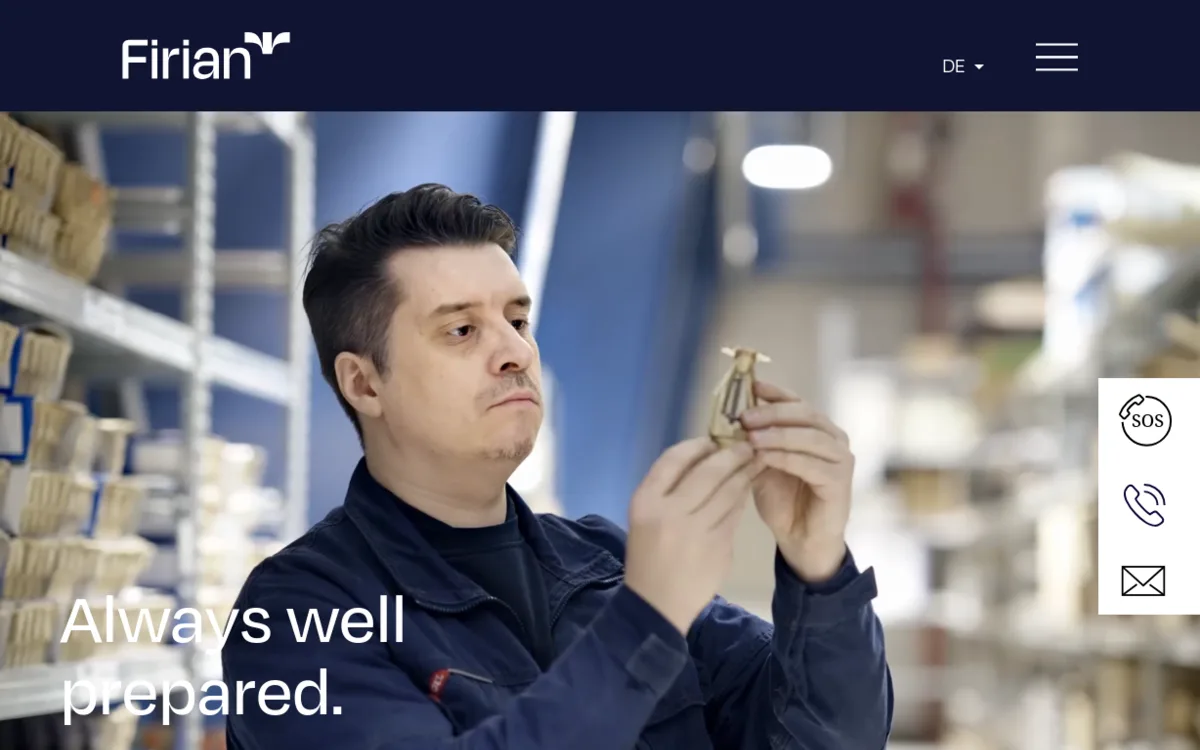 Screenshot: firian.com